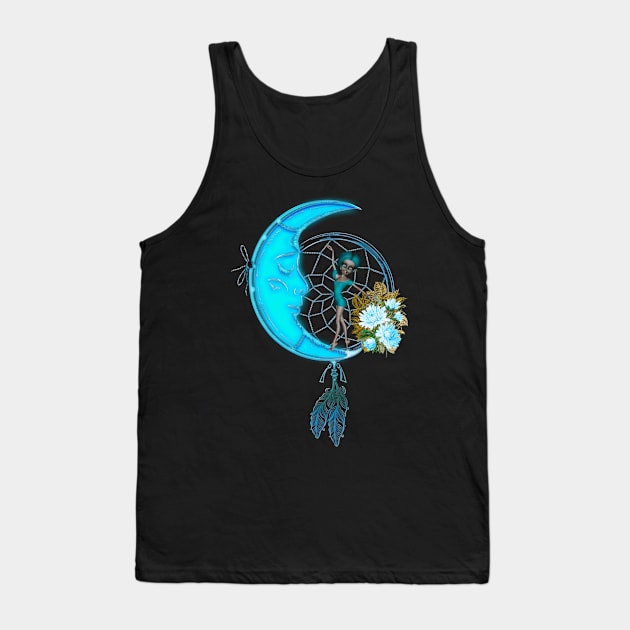 Little fairy on the moon Tank Top by Nicky2342